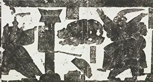 Jing Ke's assassination attempt on China's First Emperor Qin Shi Huang... 25-220. Creator: Central Asian Art