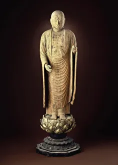 Heian Period Prints: Jizo Bosatsu, between c.1070 and c.1120. Creator: Unknown
