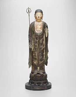 Bosatsu Collection: Jizo Bosatsu, Kamakura period, late 12th / early 13th century. Creator: Unknown