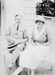 Democratic Party Prints: J.M. Cox & wife, between c1915 and c1920. Creator: Bain News Service
