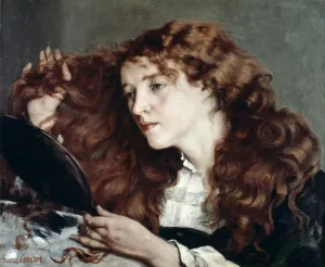 Curly Prints: Jo, La Belle Irlandaise, 1866. Artist: Gustave Courbet