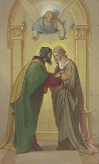 1856 Prints: Joachim and Anna's meeting at the Golden Gate