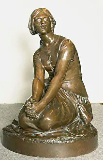 Sainte Jeanne Darc Gallery: Joan of Arc, 1875 / 1900. Creator: Henri Chapu
