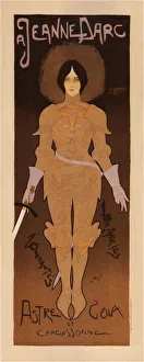 Feure Prints: Joan of Arc, 1896. Artist: Feure, Georges de (1868?1928)