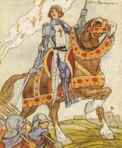Patriot Prints: Joan of Arc, (c1412-1431) 15th century French patriot and martyr