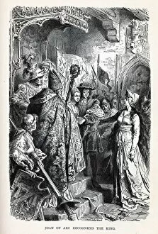 Charles Vii Gallery: Joan of Arc Recognizes the King, 1882. Artist: Anonymous