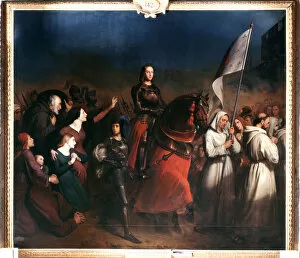 The Maid Of Orl Ans Gallery: Joan of Arcs entry into Orleans, Evening of the Liberation of the Town, 8 May 1429 (c1818-1862)