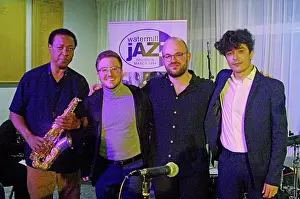 Drum Prints: Joan Fort Trio plus Vincent Herring, Watermill Jazz Club, Dorking, Surrey, 20 May 2025