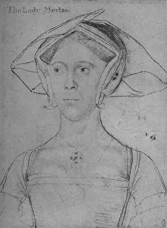 Kt Parker Prints: Joan, Lady Meutas, c1536-1543 (1945). Artist: Hans Holbein the Younger