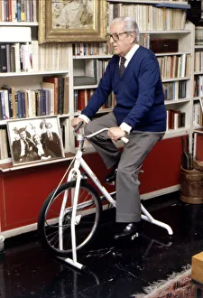 Joaquin Prints: Joaquin Calvo Sotelo (1905-1993), Spanish writer, photo at his home in 1989
