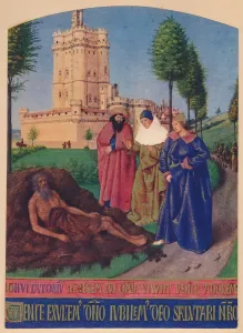 Etienne Prints: Job, c1455, (1939). Artist: Jean Fouquet