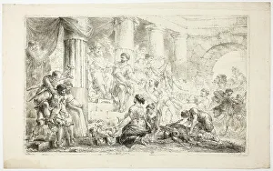 Crutch Prints: Job in Luck, 1778. Creator: Christian Bernhard Rode