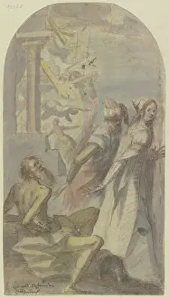 Patient Prints: Job in misfortune, c1600. Creator: Oswald Schauer