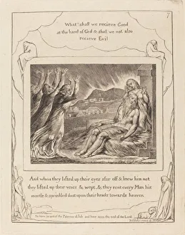 Book Of Job Gallery: Jobs Comforters, 1825. Creator: William Blake