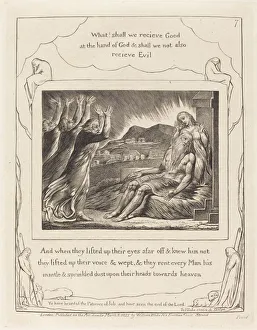 Jobs Comforters, 1825. Creator: William Blake
