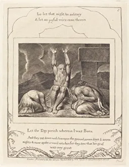 Jobs Despair, 1825. Creator: William Blake