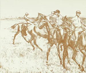 The Jockeys, 1889–90. Creator: Georges William Thornley