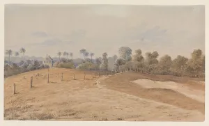 Plantation Prints: Jodensavanne, 1860. Creator: Gerard Voorduin
