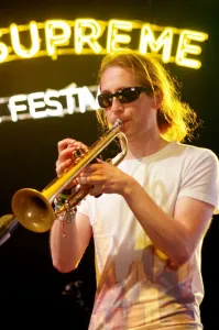 Joe Jackson, Love Supreme Jazz Festival, Glynde Place, East Sussex, 2014. Artist: Brian O Connor
