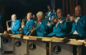 Saxophone Player Collection: Joe Loss Orchestra, Bournemouth 2007. Creator: Brian Foskett