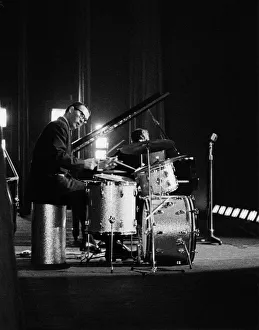 Drummer Prints: Joe Morello, London, c1962. Creator: Brian Foskett