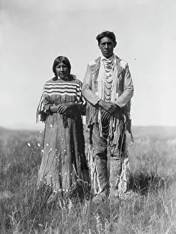 Blackfeet Prints: Joe Russell, c1910. Creator: Edward Sheriff Curtis