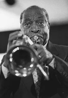 Forehead Prints: Joe Wilder, The March of Jazz, Clearwater Beach, Florida, 1997. Creator: Brian Foskett