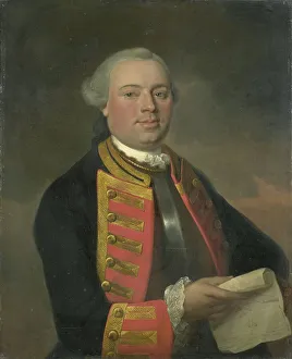 Vice Admiral Prints: Johan Arnold Zoutman (1724-93), Vice Admiral, 1770. Creator: August Christian Hauck