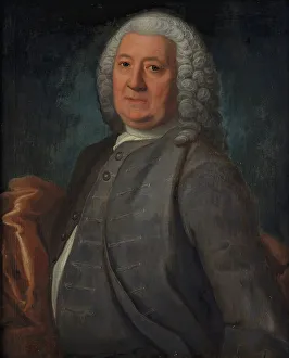 Lorens Pasch The Elder Prints: Johan Groning, (c1740s). Creator: Lorens Pasch the Elder