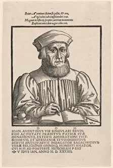 Johann Aventinus (Johann Turmair), 1554. Creator: Hans Sebald Lautensack