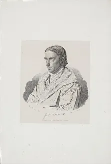 Overbeck Prints: Johann Friedrich Overbeck (1789-1869), 1837. Artist: Kuchler, Carl (1807-1843)