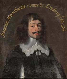 Peace Treaty Prints: Johann Maximilian von Lamberg, 1608-1682, c17th century. Creator: Anon