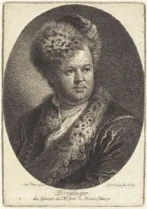 Jeweller Prints: Johann Melchior Dinglinger, 1769. Creator: Georg Friedrich Schmidt