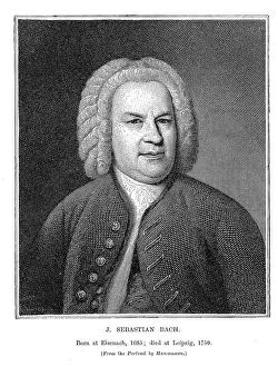 Johann Sebastian Bach (1685-1750), German composer and organist, 1746