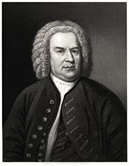 Images Dated 16th December 2005: Johann Sebastian Bach, 19th century. Artist: C Cook
