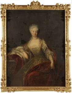 Pesne Antoine Prints: Johanna Charlotta, 1682-1750, Princess of Anhalt-Dessau, 18th century. Creator: Anon