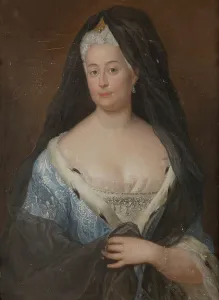 Pearl Earring Prints: Johanna Charlotta, 1682-1750, Princess of Anhalt-Dessau