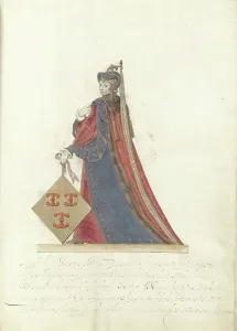Parchment Animal Material Prints: Johanna, Lady of Culemborg, c.1600-c.1625. Creator: Nicolaes de Kemp