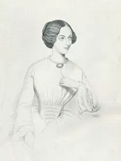 Hairdo Collection: Johanna Wagner, 1852. Artist: Richard James Lane