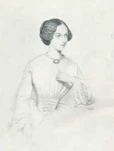 Hairdo Collection: Johanna Wagner, 1852. Artist: Richard James Lane