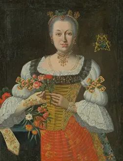 Rich Prints: Johanna Zuzana Horvath-Stanithova, c1750. Creator: Jan Gottlieb Kramer