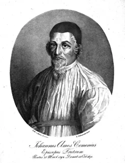 Rudolf Prints: Johannes Amos Comenius, (early 19th century). Creator: Hosch Merian