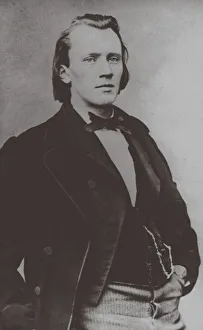 The Russian State Library Gallery: Johannes Brahms (1833-1897), 1850