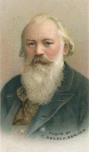 Johannes Brahms Prints: Johannes Brahms (1833-1897) was a German composer and pianist, 1911. Artist: C Brasch