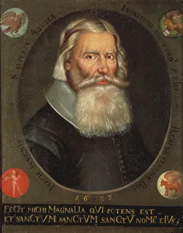 Antiquarian Prints: Johannes Bureus, 1568-1652, 1627. Creator: Unknown