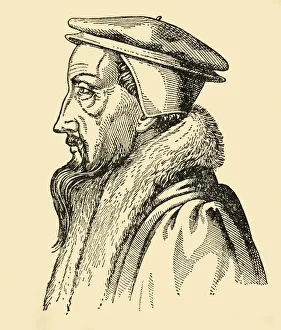 Calvin Gallery: Johannes Calvin, (1933). Creator: Unknown