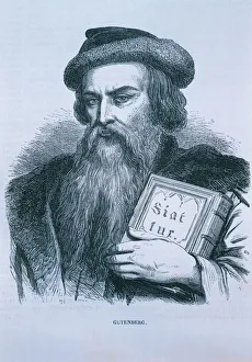 Gutenberg Prints: Johannes Gutenberg (1394 -1468), German printer