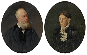 Piet Verhaert Prints: Johannes Hendrik Seije Cuperus and his Wife Hendrikje Duintjer. Creator: Pieter Verhaert
