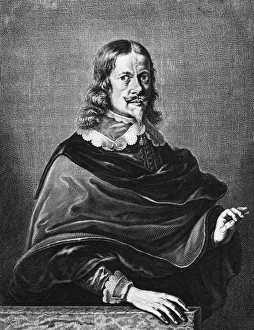 Brewer Collection: Johannes Hevelius, German astronomer, 1673
