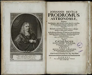 Hevelius Prints: Johannes Hevelius, Prodromus astronomiae, 1690. Artist: Hevelius, Johannes (1611-1687)